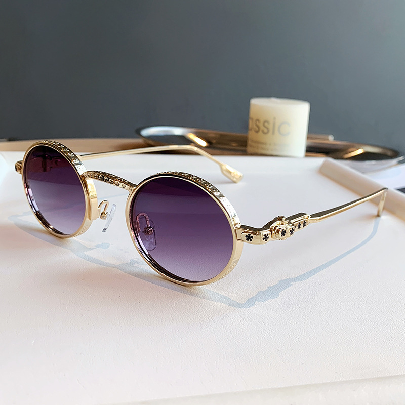 Lunettes de soleil de luxe de marque de mode 2026 pour femmes et hommes, style vintage steampunk, tendance cool, verres punk pour soirée, lunettes de soleil haut de gamme