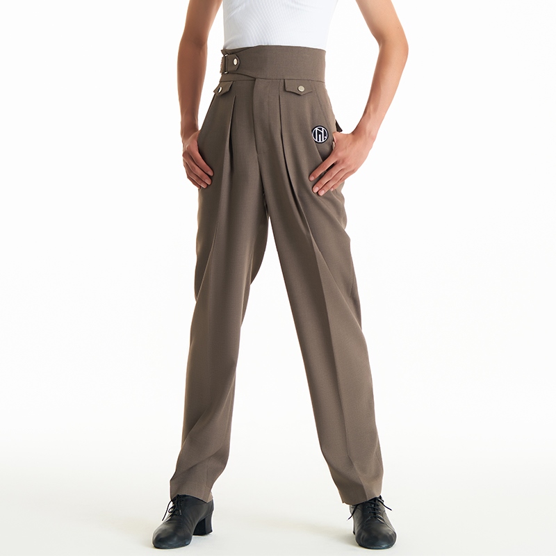 DUYQ – pantalons de danse latine pour hommes, pantalons de danse Chacha Rumba Tango, pantalons de danse moderne pour adultes, pantalons de danse latine DQS15101