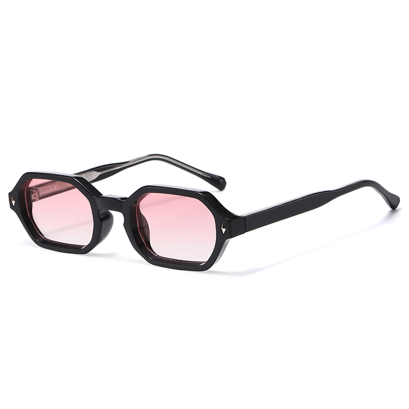 Nouvelles lunettes de soleil carrées noires rétro, de marque, design concave irrégulier, monture épaisse, pour hommes et femmes, lunettes de soleil tendance uv400