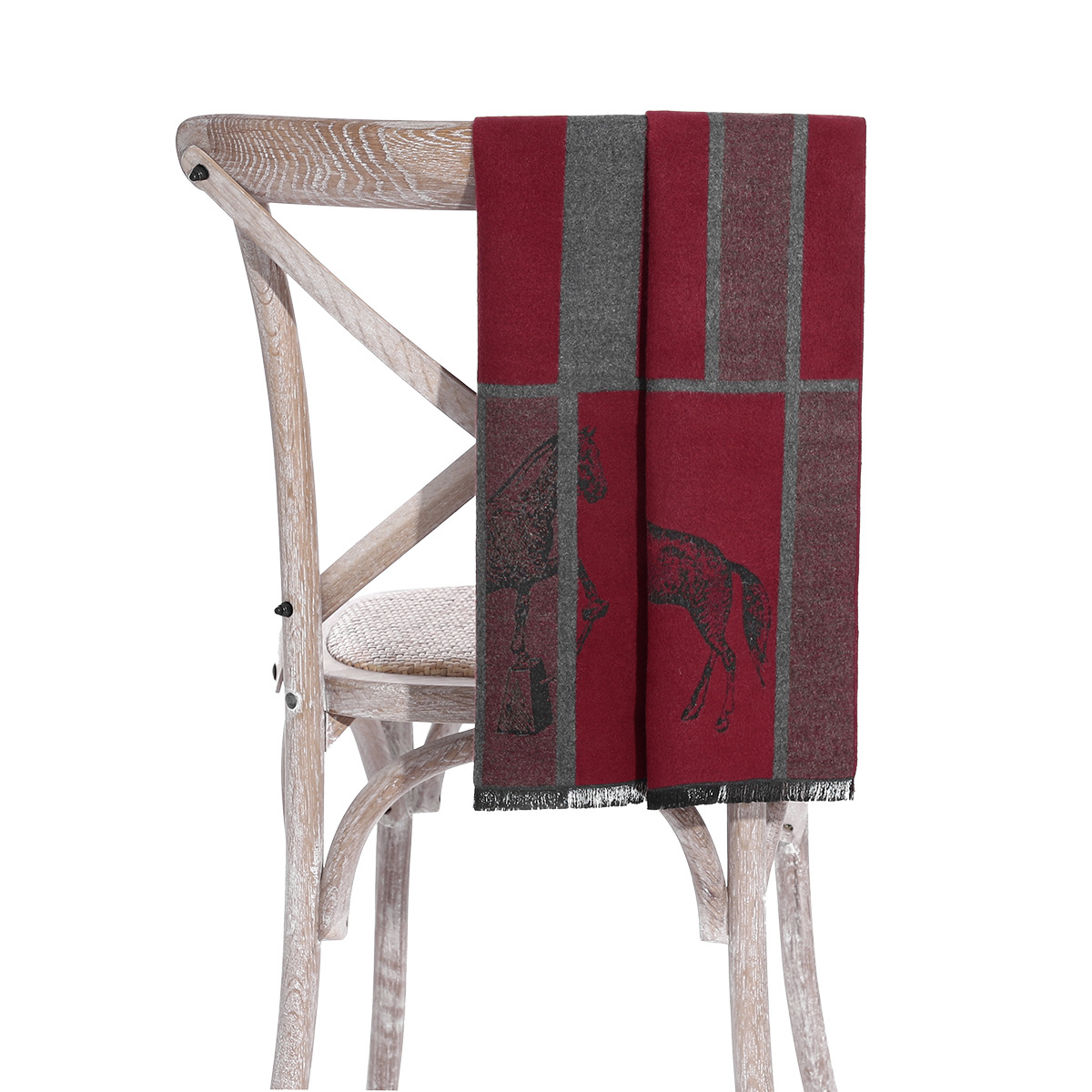 Homme automne hiver motif cheval écharpe de luxe Gentleman cachemire sentiment silencieux étudiant printemps automne enveloppement doux chaud foulard