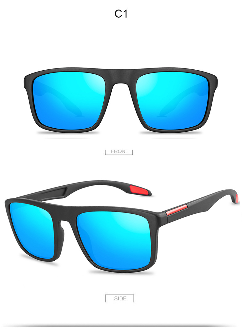 Lunettes de conduite classiques pour hommes, lunettes de soleil polarisées de styliste, pêche, randonnée, Sports de plein air