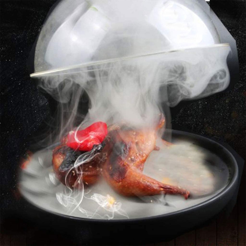 Couvercles dôme Cloche pour fumer, pour assiettes, bols verres, pistolets fumeur, couvercles pour fumer G5AB
