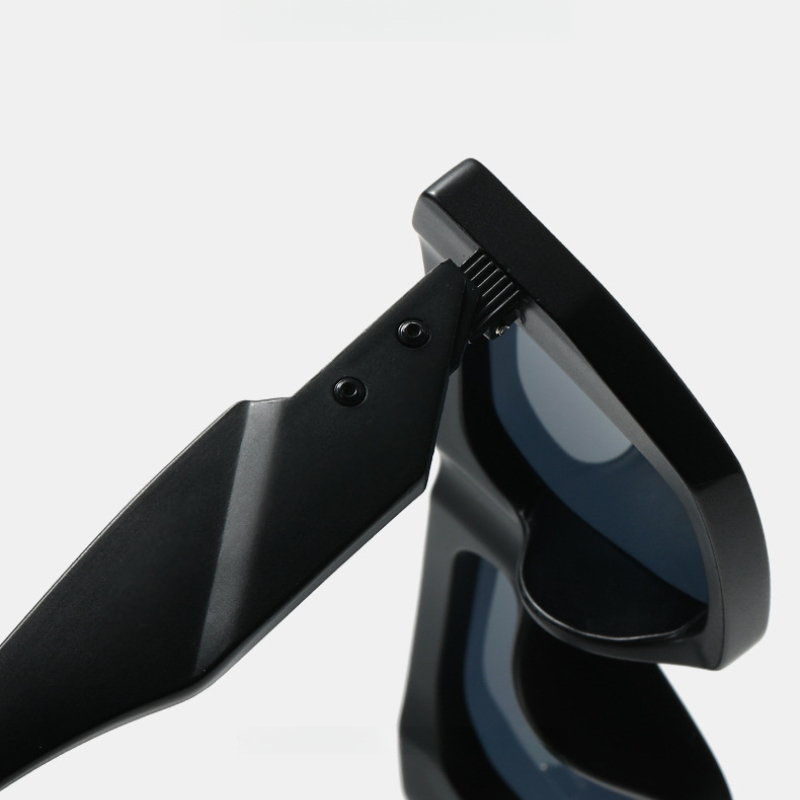 Lunettes de soleil carrées de luxe pour hommes, verres plats UV400, lunettes de soleil pour femmes, marque de créateur, tendance, élégance, anti-lumière bleue
