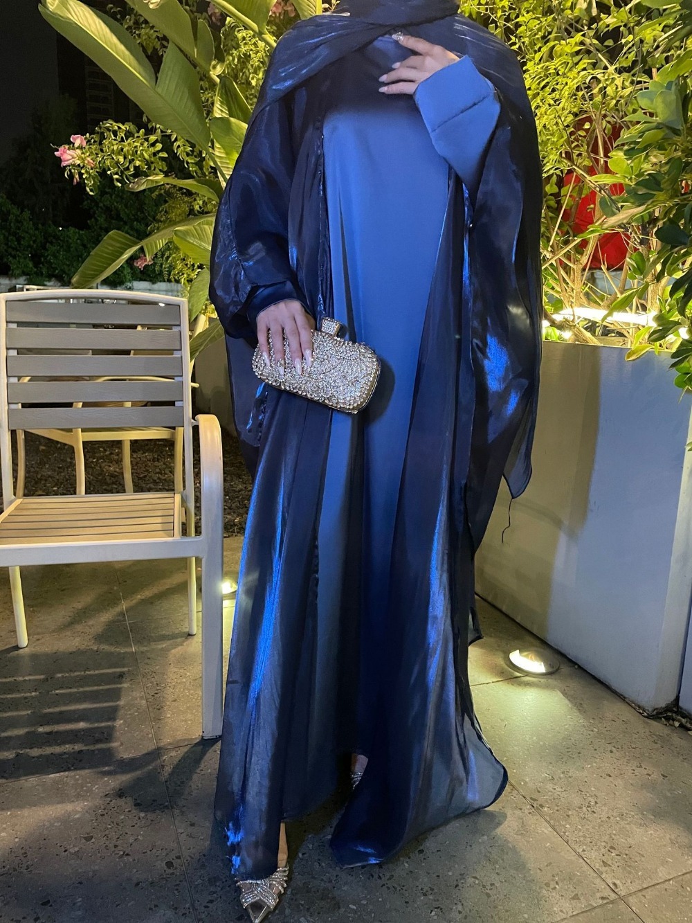 Robe musulmane Eid Ramadan pour femmes, Abayas ouvertes arabes, Cardigan saoudien éducatif, Robe de Dubaï, Robes marocaines, Jalabiya, Modeste, Ensemble de 2 pièces