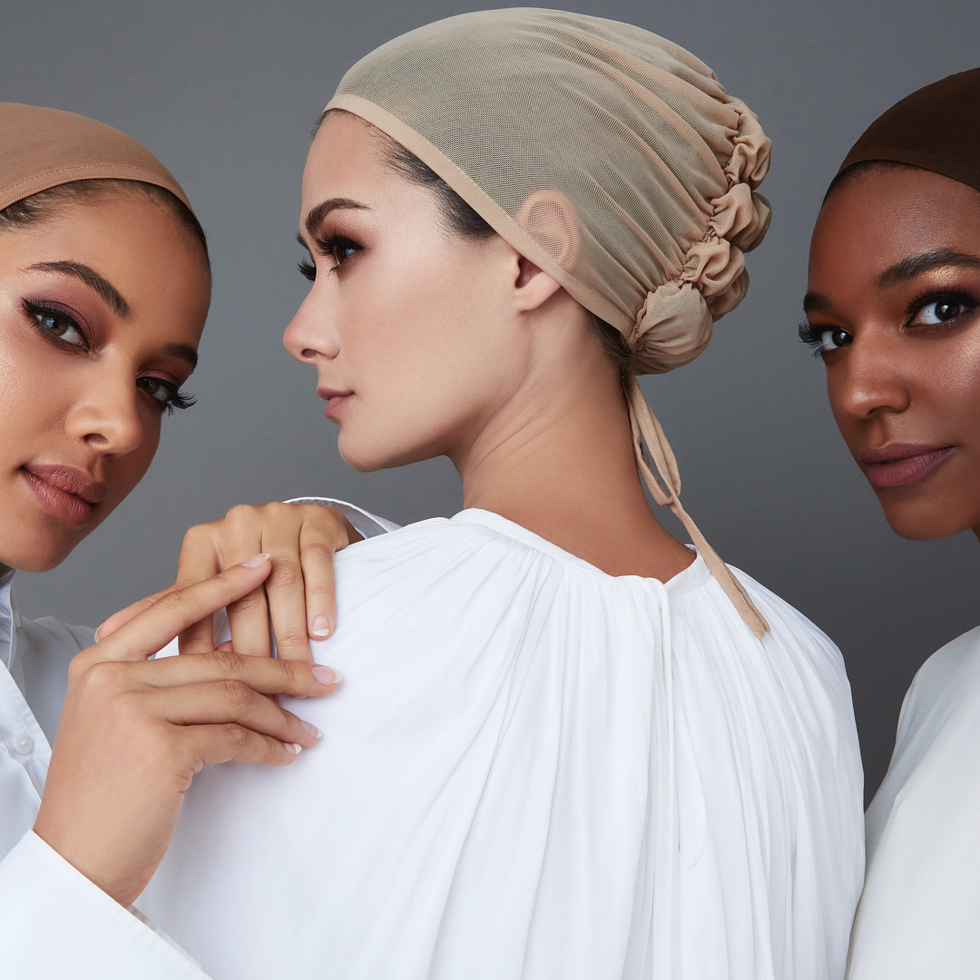 Bonnet intérieur élastique en maille respirante pour musulman, hijab avec attaches au dos, sous écharpe islamique, bonnet en jersey, enveloppement de sauna, mode