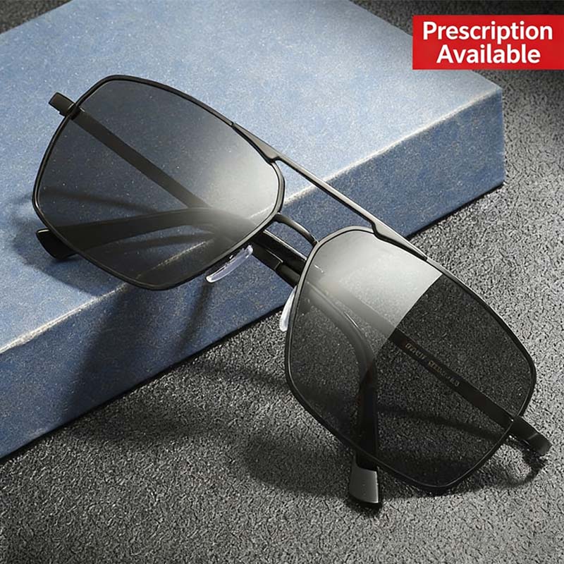 Lunettes de myopie pour hommes, polarisées, protection UV, lunettes de soleil pour la conduite, anti-éblouissement, lunettes de vue, dioptrie jusqu'à 0 -4.0