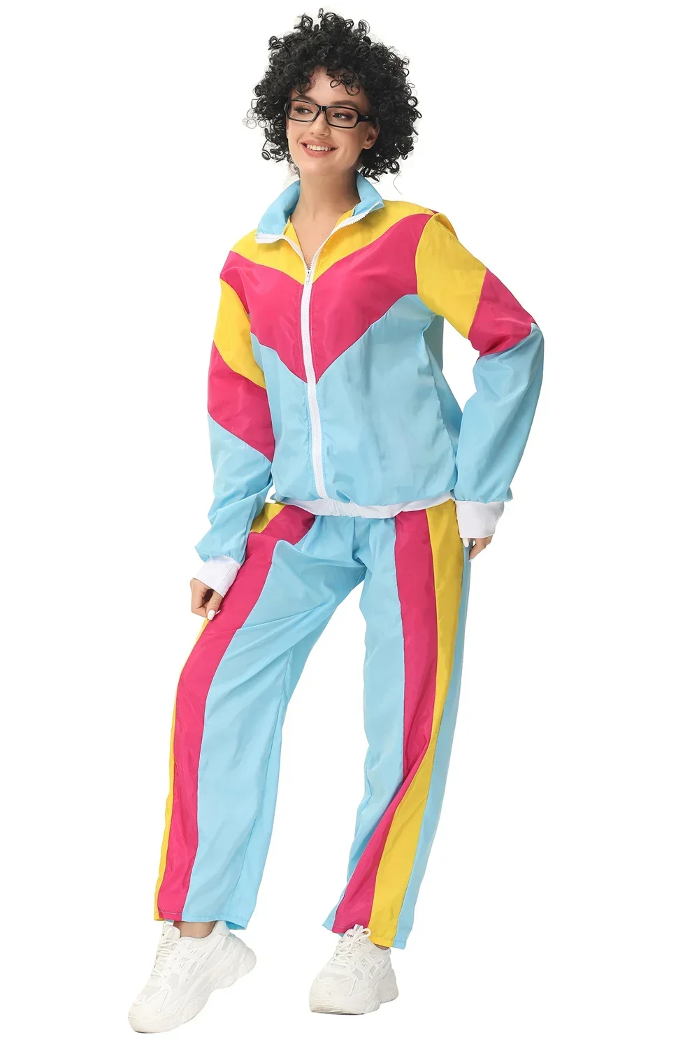 Costumes de cosplay Hiphelicopter pour femmes, Rock Chang, Sports HipMED trempés, Rétro, Carnaval, ixd'Halloween, Années 70 et 80