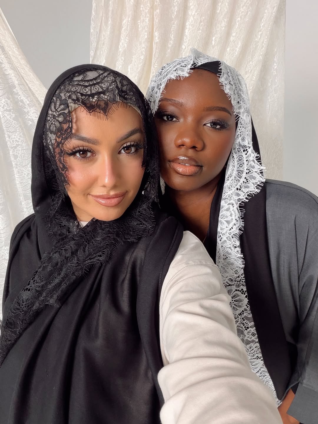 Hijab en dentelle douce de qualité supérieure, foulard islamique uni, châle en mousseline musulmane, turban, couvre-chef, bandeau, foulard de style mariage