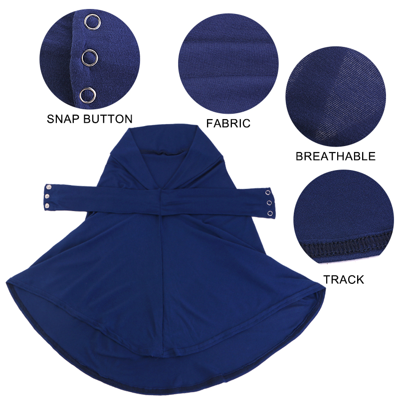 Nouveau Turban Musulman pour Femme en Modal à Boutons, Foulard Couvre-Tête Complet, Hijab Extensible, Bonnet Respirant, Châle Instantané