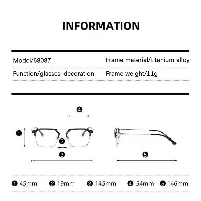Lunettes de myopie de marque de luxe, monture carrée noire, anti-lumière bleue, pour femmes et hommes, lunettes de vue unisexes, dioptries de 0 à -4.0