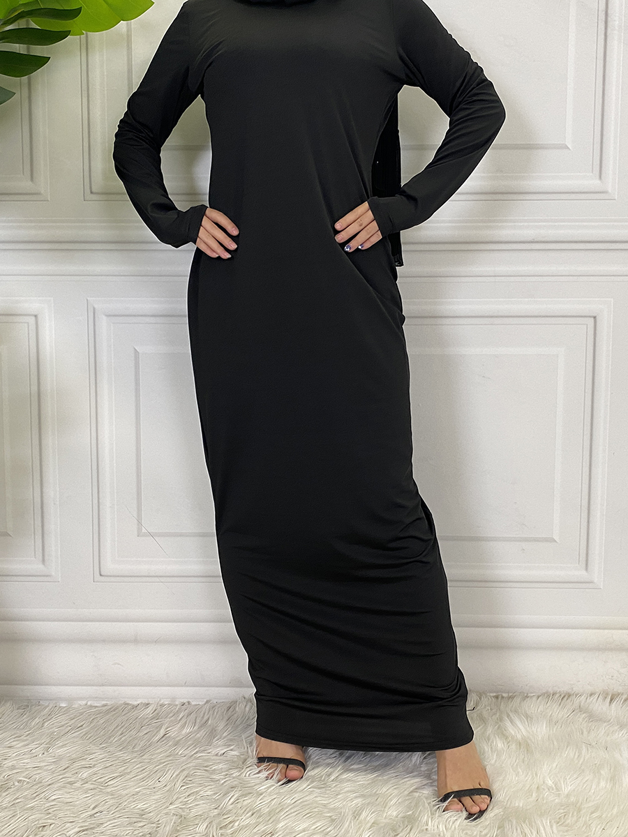 Robe Hijab musulmane pour femmes, nouvel arrivage assorti, moyen-orient, dubaï, Abaya, turquie, Kaftan, vêtements islamiques, arabe