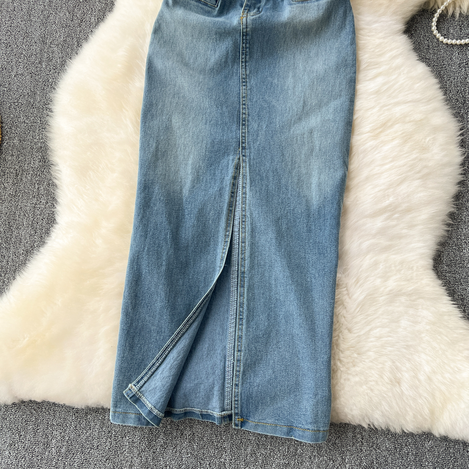 Robe en jean femmes robes fourreau Vintage Sexy robes sans manches dos nu ceinture lavée taille serrée fendue robe d'été 2025