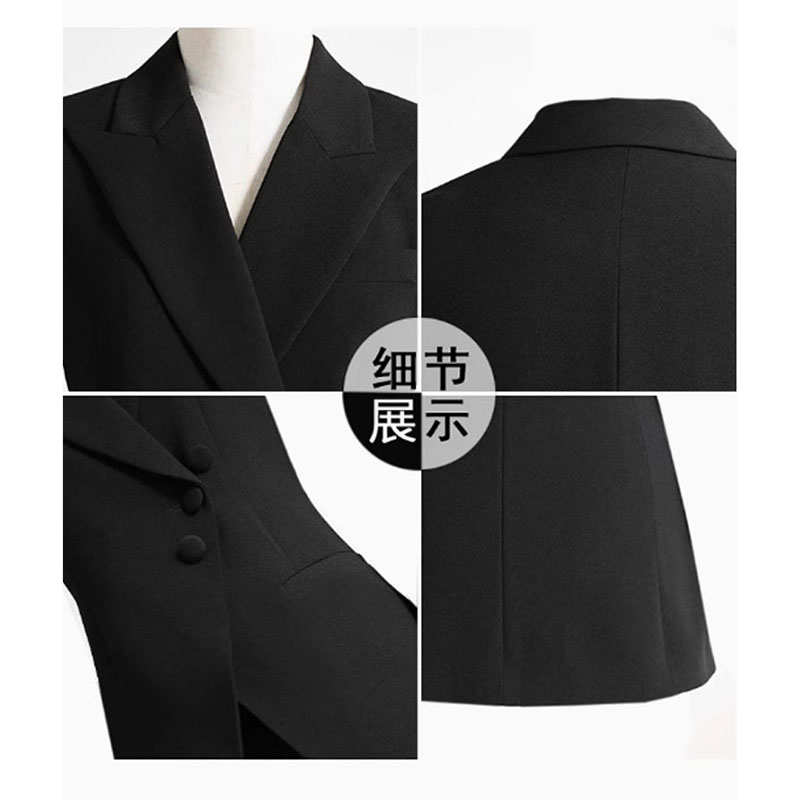 Costume gilet femme gilet veste 2025 printemps automne nouveaux hauts sans manches haut de gamme taille mince tempérament gilets femme pardessus