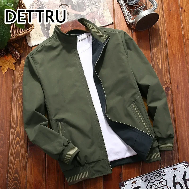 Veste à col montant double face pour hommes, vêtements décontractés, tendance américains, nouveau, printemps, automne, 2024