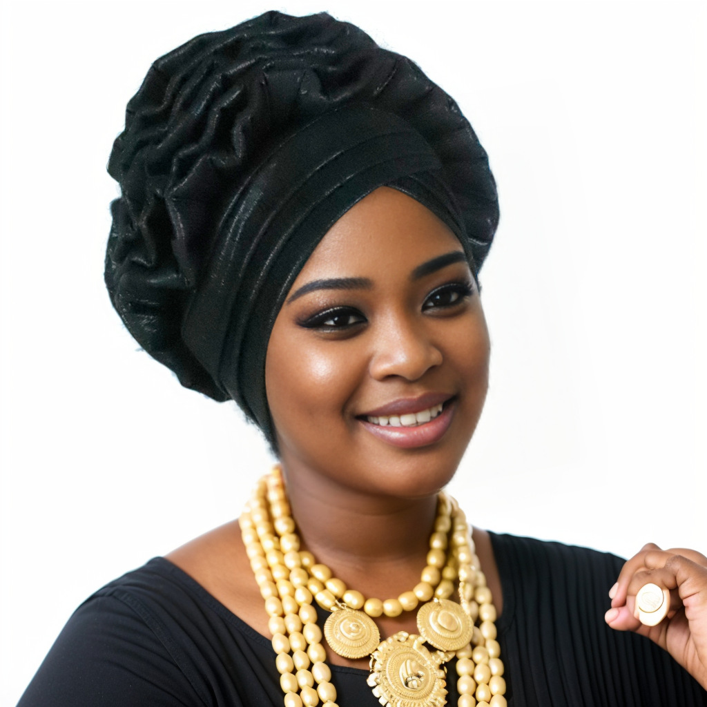 Turban à volants et fleurs préformé pour femmes africaines, Geles de mariage, foulards de tête féminins, coiffes nigérianes Auto Gele
