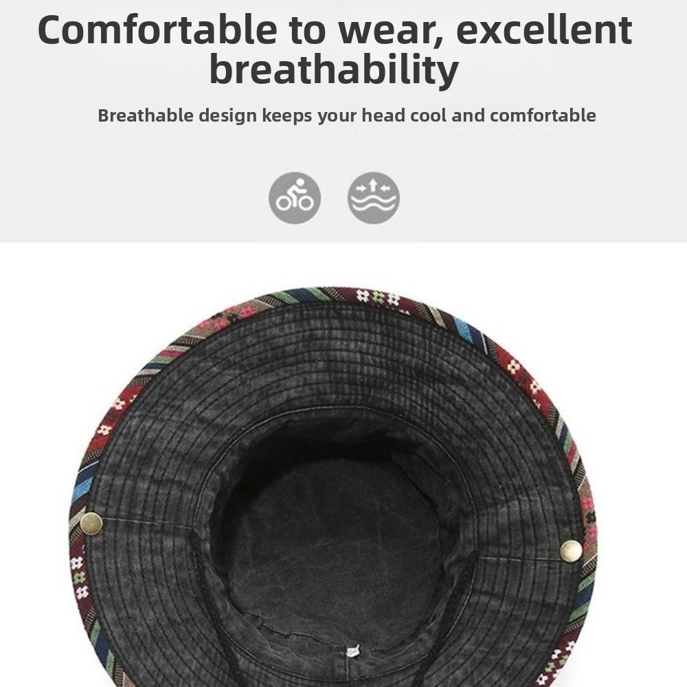 Chapeau Bob Unisexe Tendance pour l'Été, Protection Solaire UPF 50+ Anti-UV, Large Bord Ajustable pour la Randonnée et la Pêche