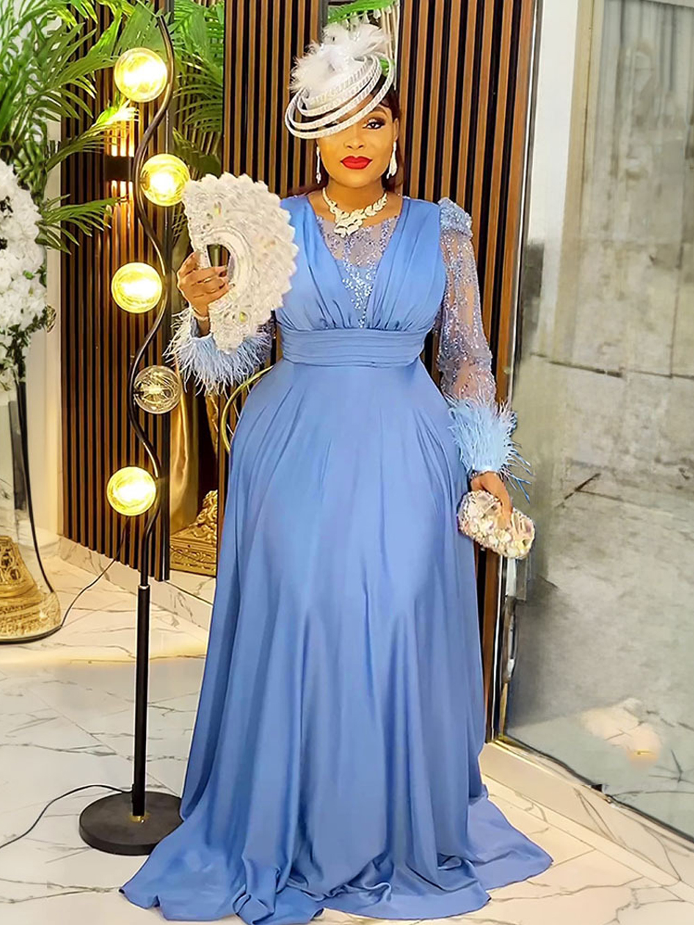 Robes de Soirée Élégantes pour Femmes, Robes Longues à Manches Longues, Vêtements Africains 2026, Robes de Mariage, Anniversaire, Bal de Promo, Soirée, Robes à Paillettes