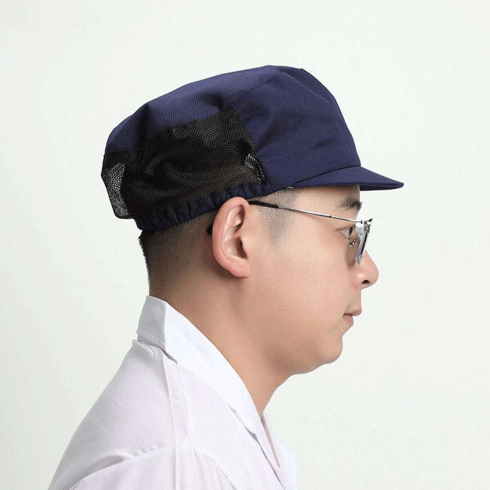 Chapeau de travail en tissu maille respirante, chapeau de Chef de Service alimentaire, vêtements de travail, anti-fumée, anti-poussière, casquette hygiénique de cuisine, hôtel et Restaurants