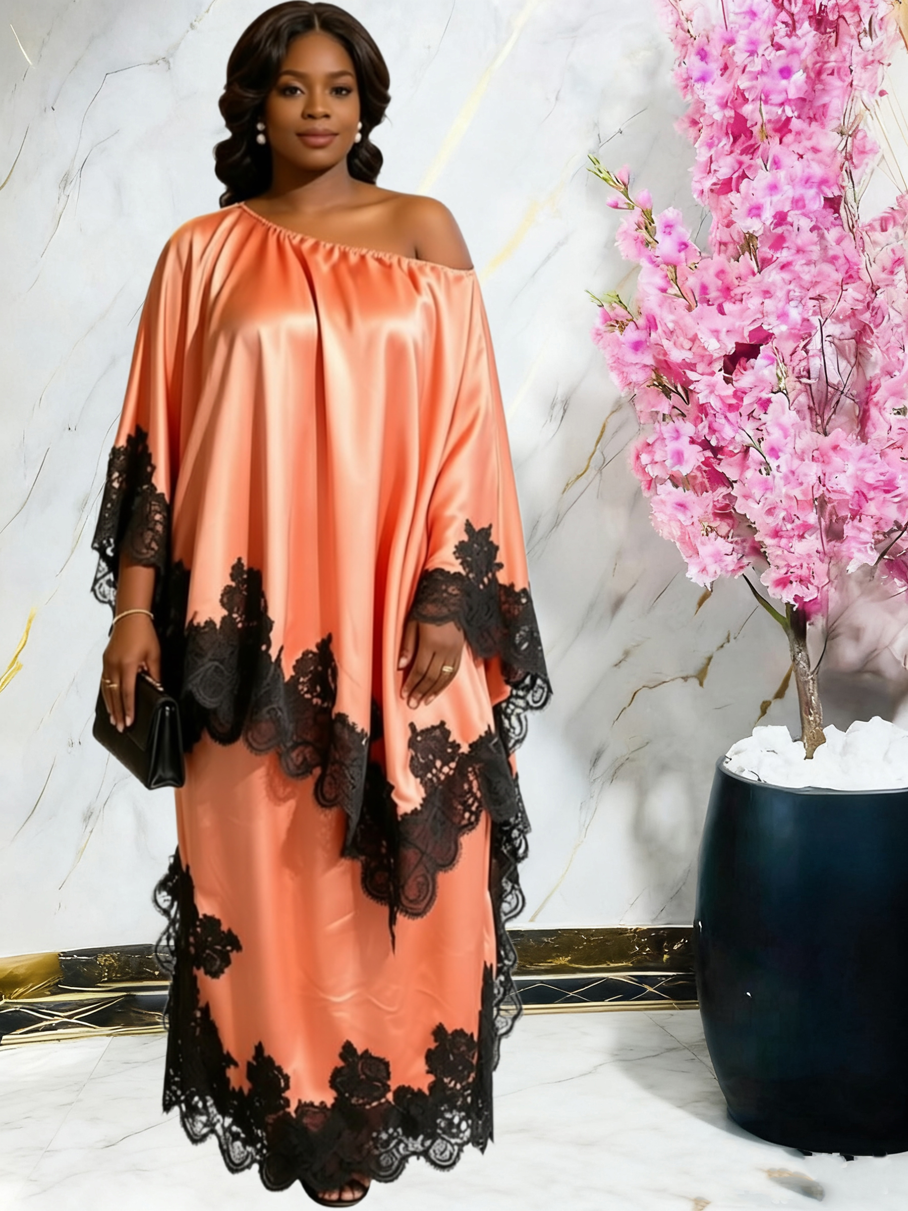 Robes de soirée traditionnelles africaines en dentelle pour femmes, ensemble Dashiki, tenues de cérémonie 2026