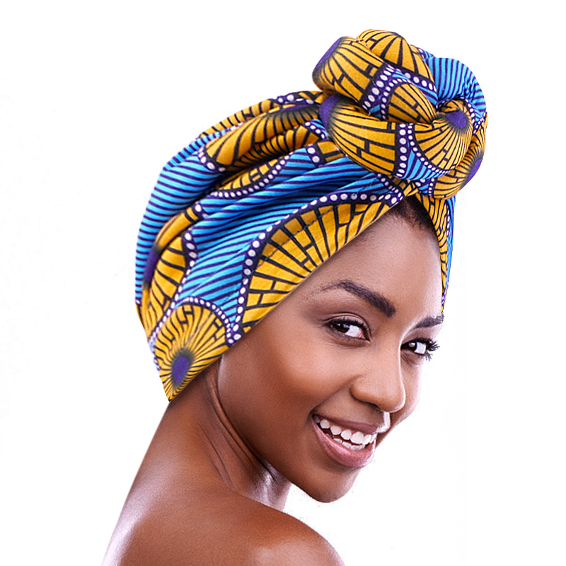 Turban extensible imprimé africain pour femmes, grande fleur, Bonnet, chapeau pré-fabriqué, nœud supérieur, couvre-chef pour fête de mariage, nouvelle collection