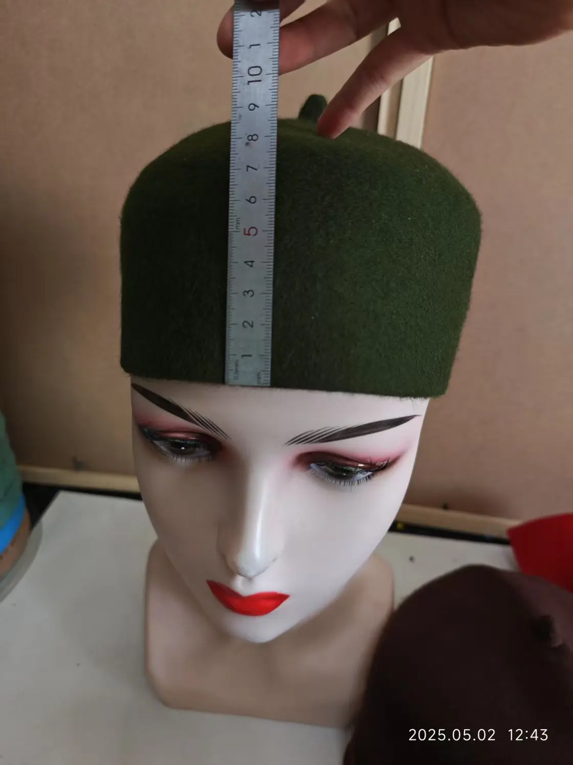 Chapeaux de prière Eid Ramadan pour hommes musulmans, feutre de laine, mode marron rouge Kufi Hijab, béret fait à la main, chapeau élégant printemps hiver