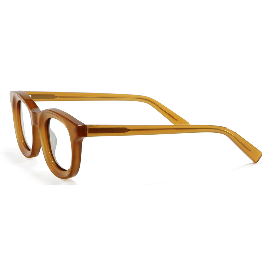 À la mode unisexe Vintage Punk rond acétate lunettes cadre lunettes hommes femmes optique Spectacle Prescription montures de lunettes