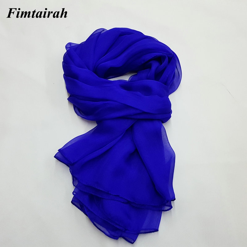 Fimtairah-Écharpe Snap100 Pure pour Femme, Châle Rond en Mousseline de Soie, Bandana de Plage Long, Couleur Unie, 180-110