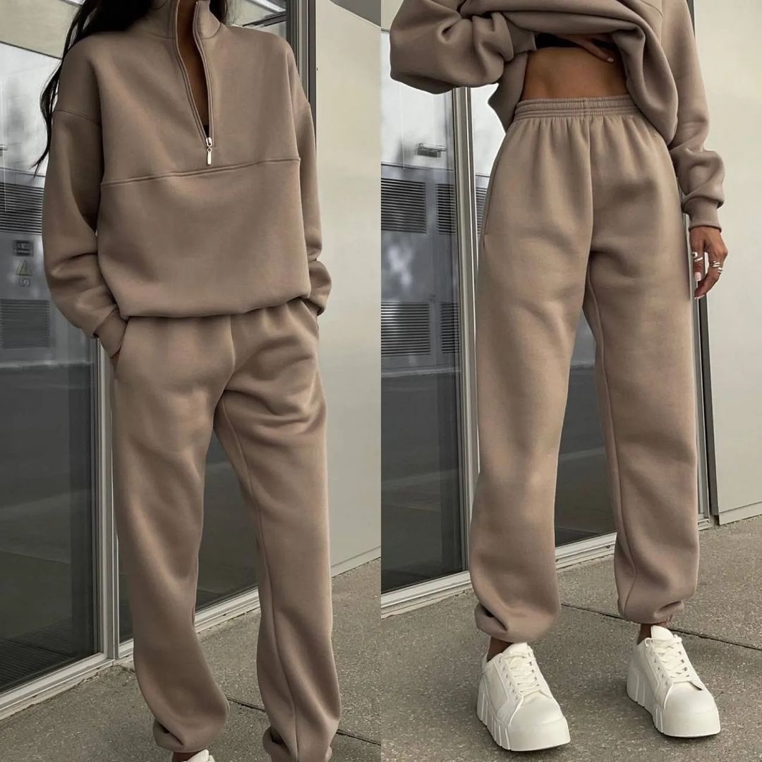 Femmes ensembles décontractés tenues nouvelle mode à manches longues sweat à capuche pantalon deux pièces ensemble vêtements de détente survêtement