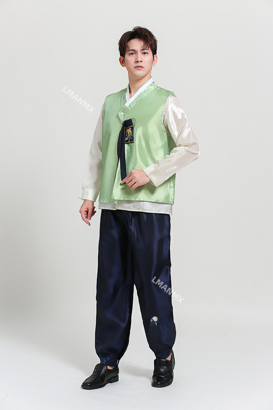 Costume Hanbok Coréen pour Homme, Tenue de Prairie Palace, pour Adulte, Ethnique, Minorité, brevsur Scène, Spectacle de Mariage, Nouvelle Collection