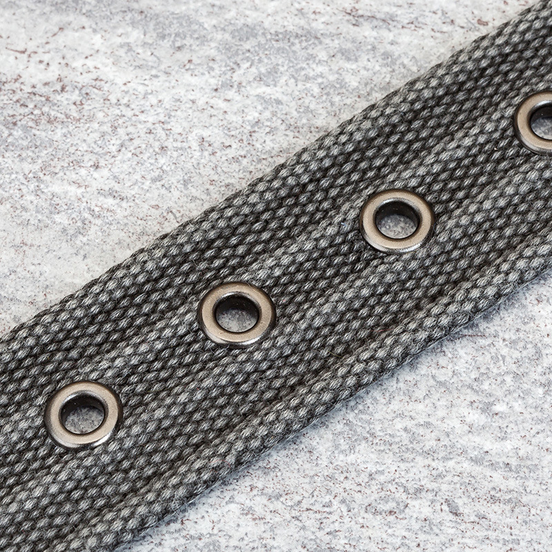 Ceintures en toile pour hommes, mode décontractée, luxe, accessoires pour jeans de styliste, en Polyester tissé, en Nylon, à rayures pour jeunes, avec boucle ardillon