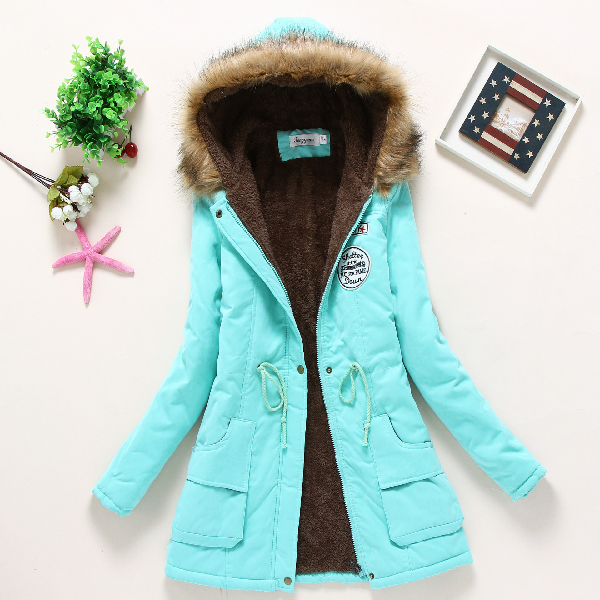 Printemps automne hiver veste femmes 2022 épais chaud à capuche Parka Mujer coton rembourré manteau 3XL décontracté mince veste femme