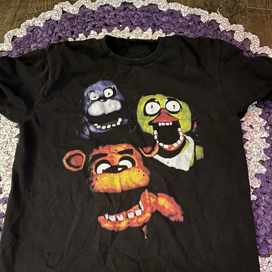 T-shirt d'été esthétique pour filles, T-shirt gothique Harajuku graphique Emo Girl rétro pour femmes, Style Y2K, mode années 2000 Y2K