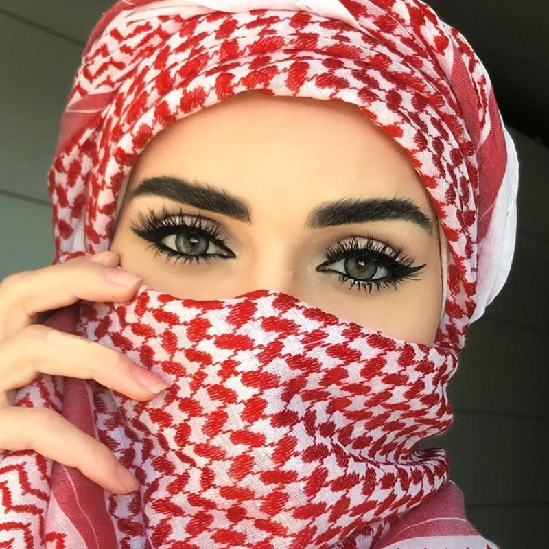 Foulard Hijab tactique militaire dans le désert, foulard musulman, Keffiyeh arabe islamique, foulard de tête et de cou pour hommes et femmes, nouvelle collection 2024