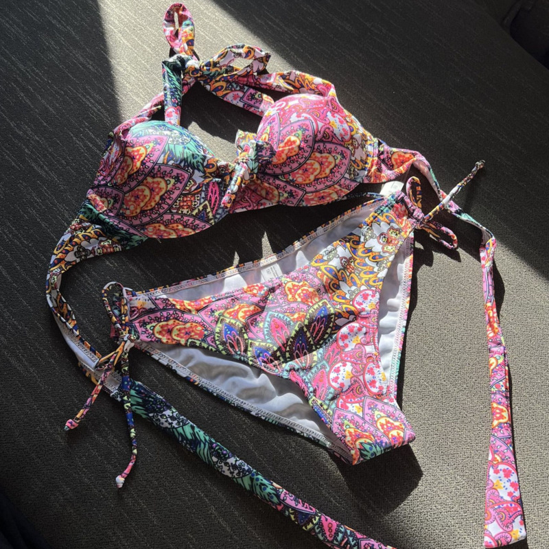 Été Sexy imprimé maillots de bain Push Up Bikini maillot de bain pour femme 2026 pour vêtements de plage brésilien filles Bikinis femmes maillots de bain