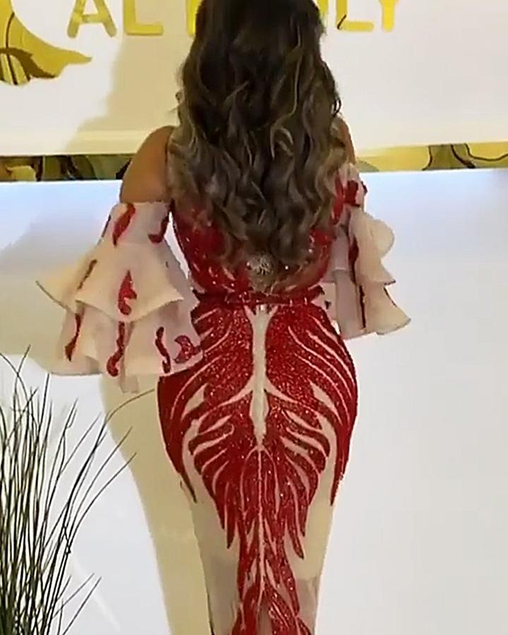 Robe de soirée élégante pour femme, sexy, bronzante, à manches longues, pour banquet, modèle 2026, mi-longue, tendance, nouvelle collection printemps