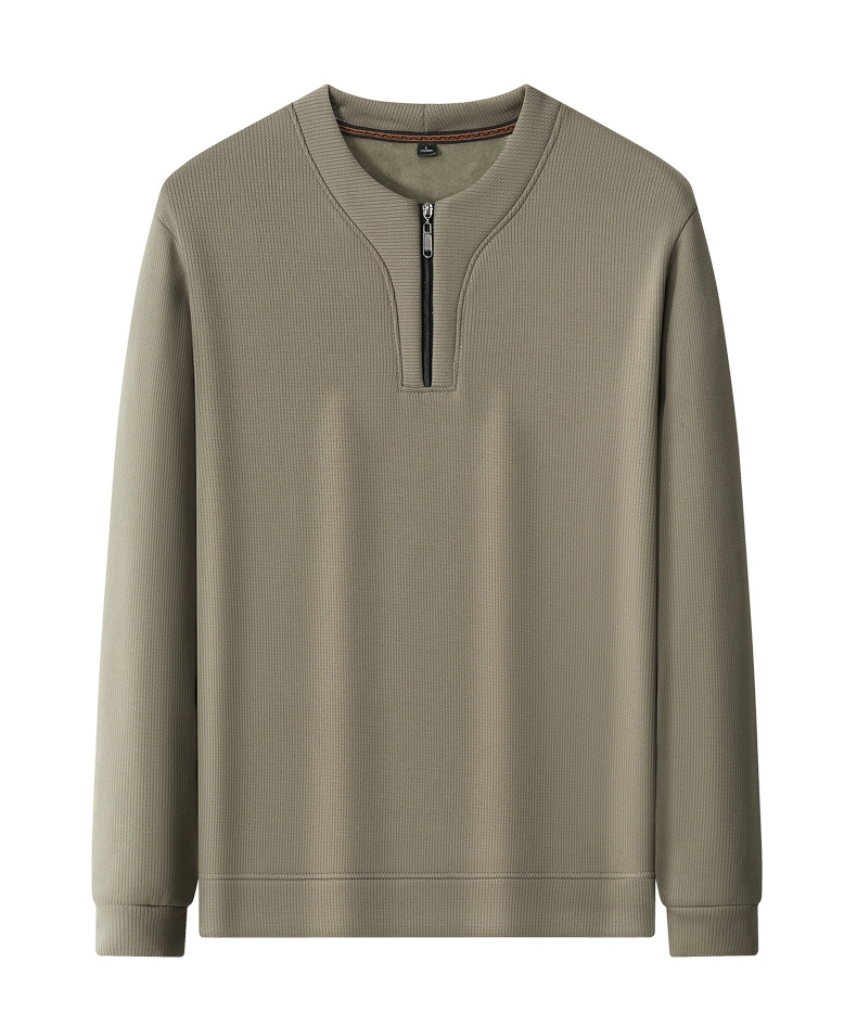 9XL nouveau dans hommes sweat demi pull zippé mâle grande taille automne hiver manches longues grand Plus polaire haut chaud de haute qualité