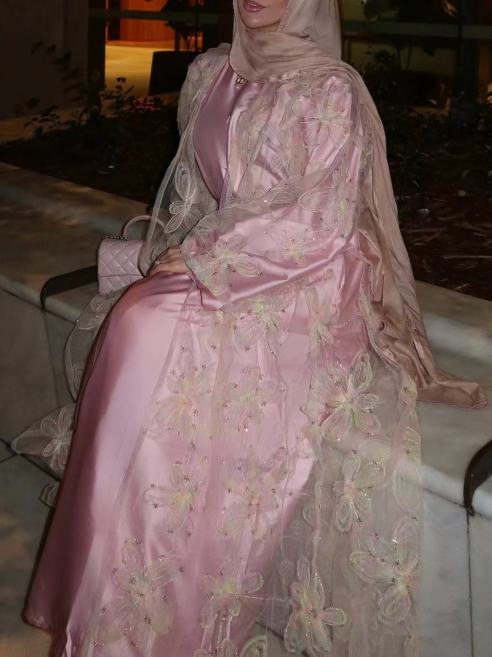 Robe Abaya pour femmes, broderie florale, robes de soirée, Maroc, Vestidos, Ramadan, Dubaï, Jalabiya, Abayas, Kaftan, Musulman, 2026