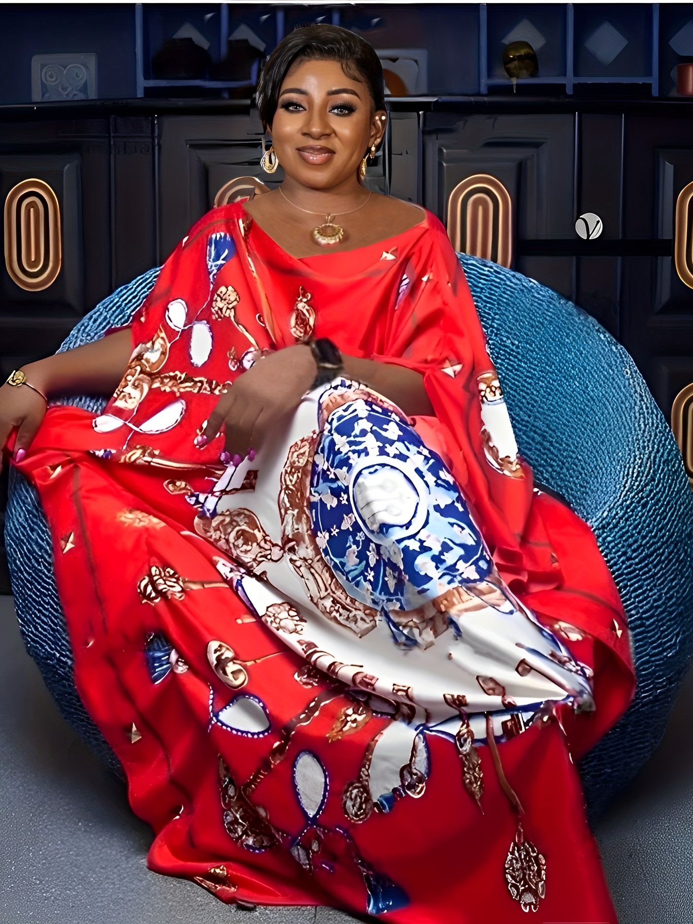 Robe imprimée à la mode pour femmes, robe bohème coupe ample, imprimé Paisley tendance, parfaite pour la plage et les vacances