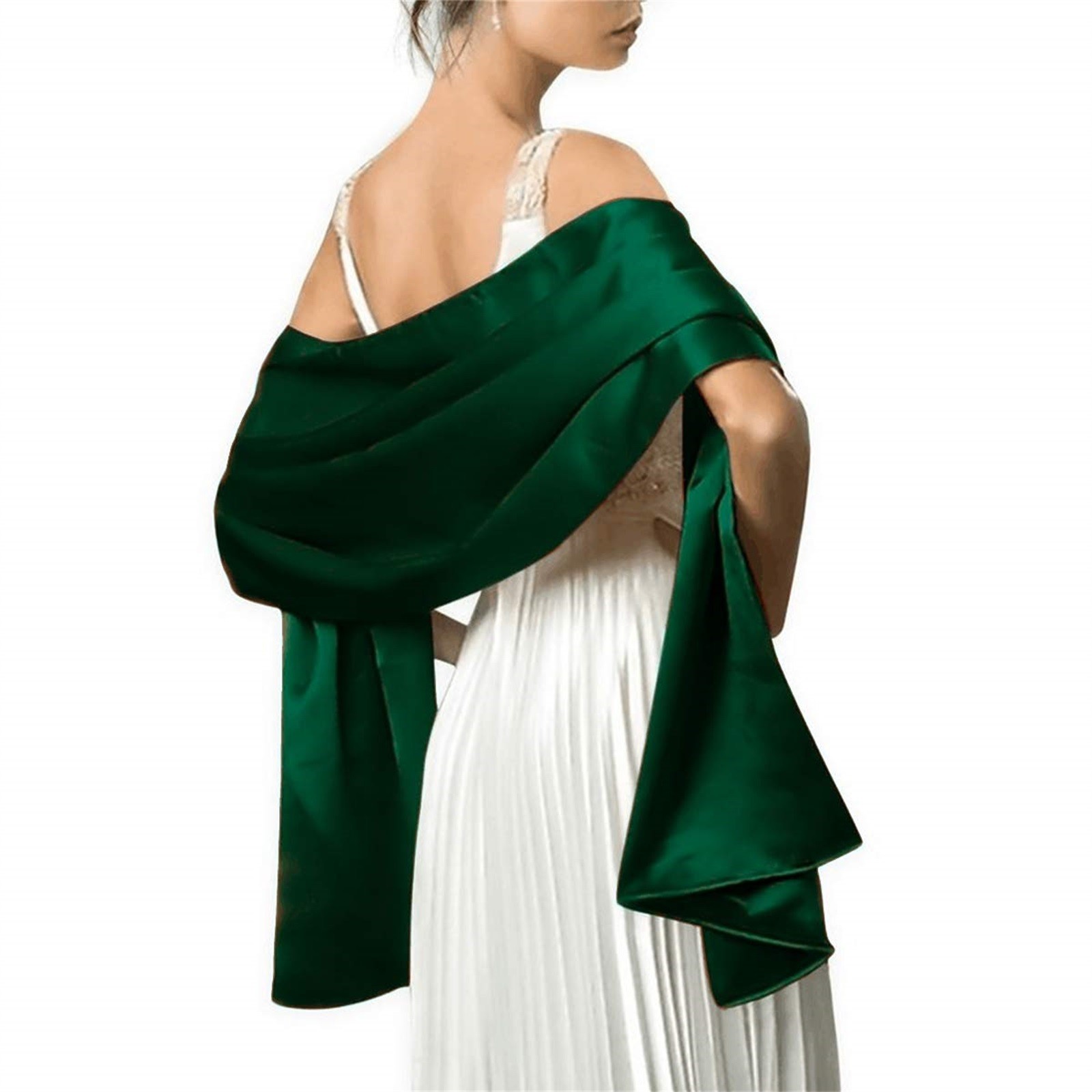 Foulard en soie enveloppant pour femmes robes de mariée de soirée par châles fête femmes foulards contre le Cancer en soie dame Capes de fête décoration écharpes