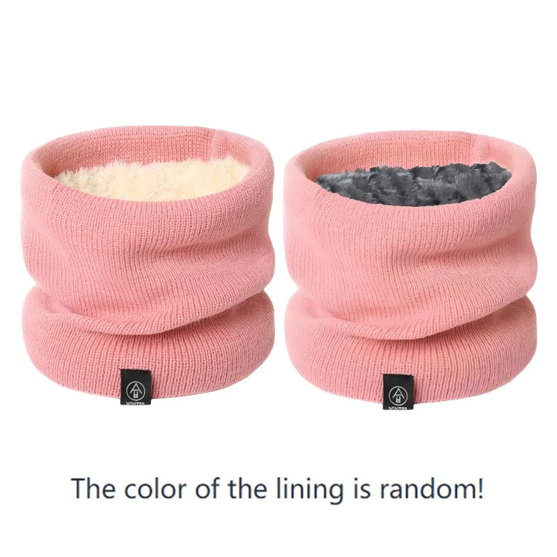 Écharpe tricotée unie pour femme, style cachemire, cache-cou d'hiver chaud et épais, unisexe pour homme et femme
