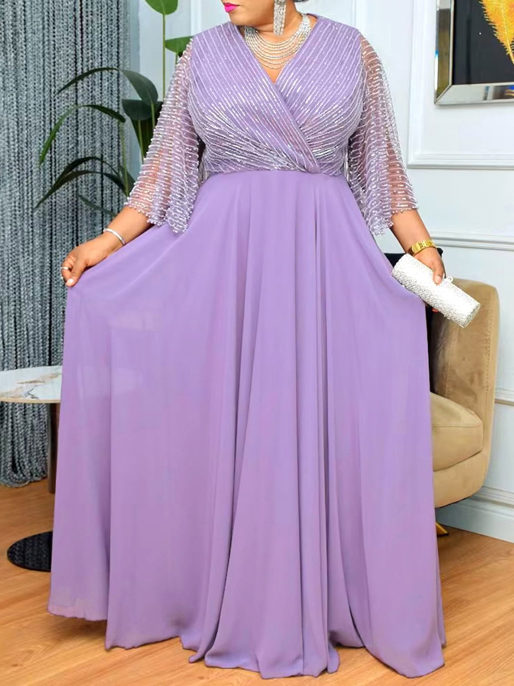 Robes de soirée africaines pour femmes Dashiki Ankara, vêtements à paillettes, robe de soirée de mariage élégante, turquie, musulmane, Maxi, caftans