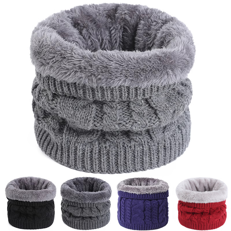 Écharpe Chaude en Fibre de Polyester Tendance, Idéale pour l'Hiver – Accessoire Confortable pour Hommes et Femmes par Temps Froid