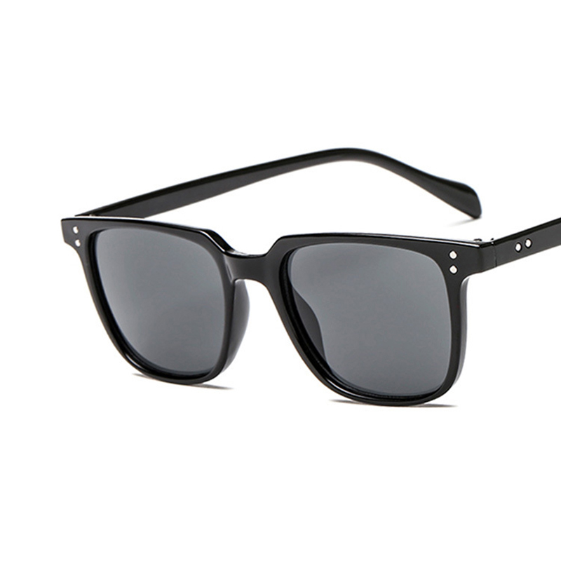 Lunettes de soleil carrées vintage de luxe pour hommes et femmes, lunettes de soleil de marque de créateur, haute qualité, UV400, classiques, pour la conduite, les voyages, le camping, la plage