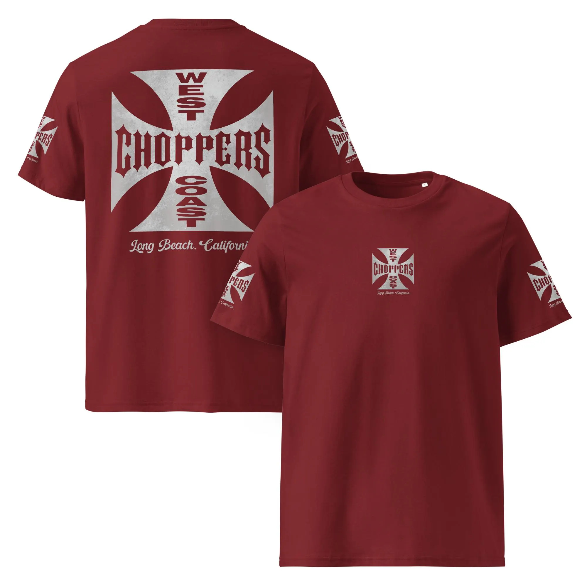 T-shirt d'été à la mode pour femmes et hommes, en coton, imprimé West Coast Choppers, décontracté, à manches courtes, col rond, vêtements Vintage