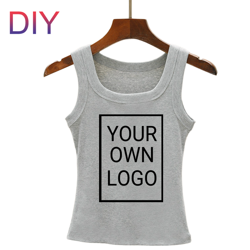 Débardeur coréen pour femmes, motif personnalisé, image à faire soi-même, fil, gilet de rue décontracté, Hip Hop, vêtements sans manches, été Y2K