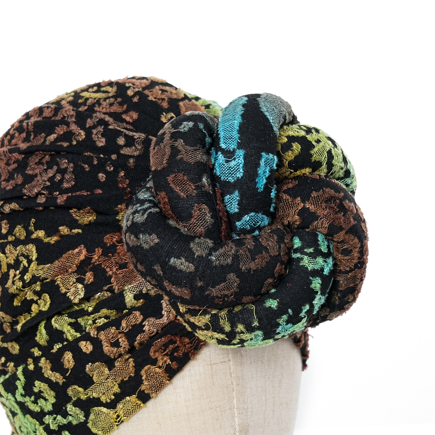 Turban imprimé Floral à motif africain pour femmes, pré-fabriqué, nœud supérieur, enveloppe de tête, fleur extensible, Hijab, casquette de chimio, foulard, 2024