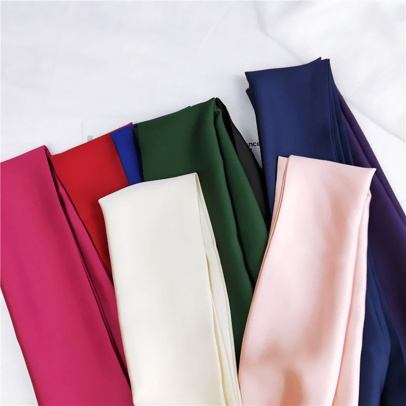 Mode foulard femmes bandeau cheveux écharpe soie Satin sac foulards femme 145*15 cm longues enveloppes noir rouge rose écharpes pour dames