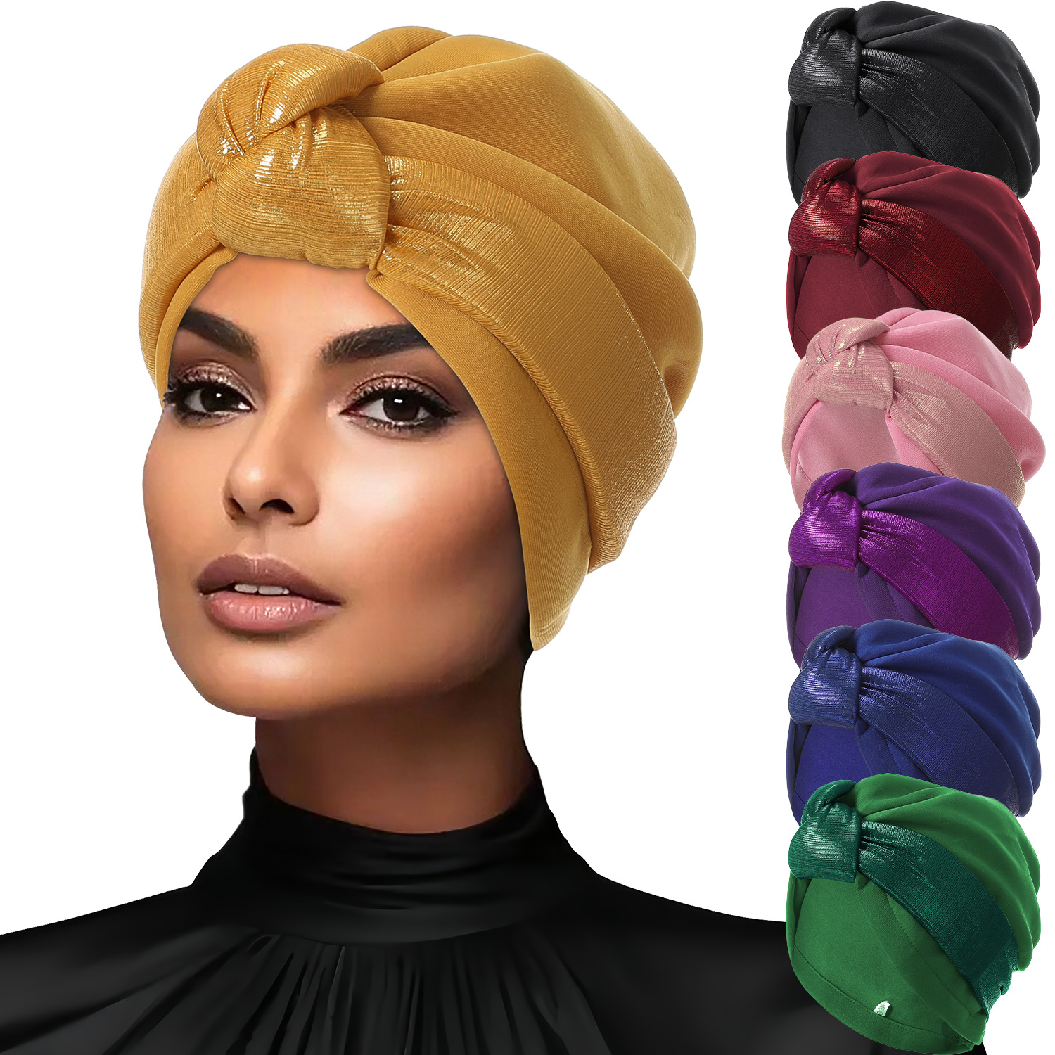 Mode africaine noué bandeau Nigeria fête mariage couvre-chef fête chapeaux musulman chapeau femmes Turban casquette Mujer couvre-chef
