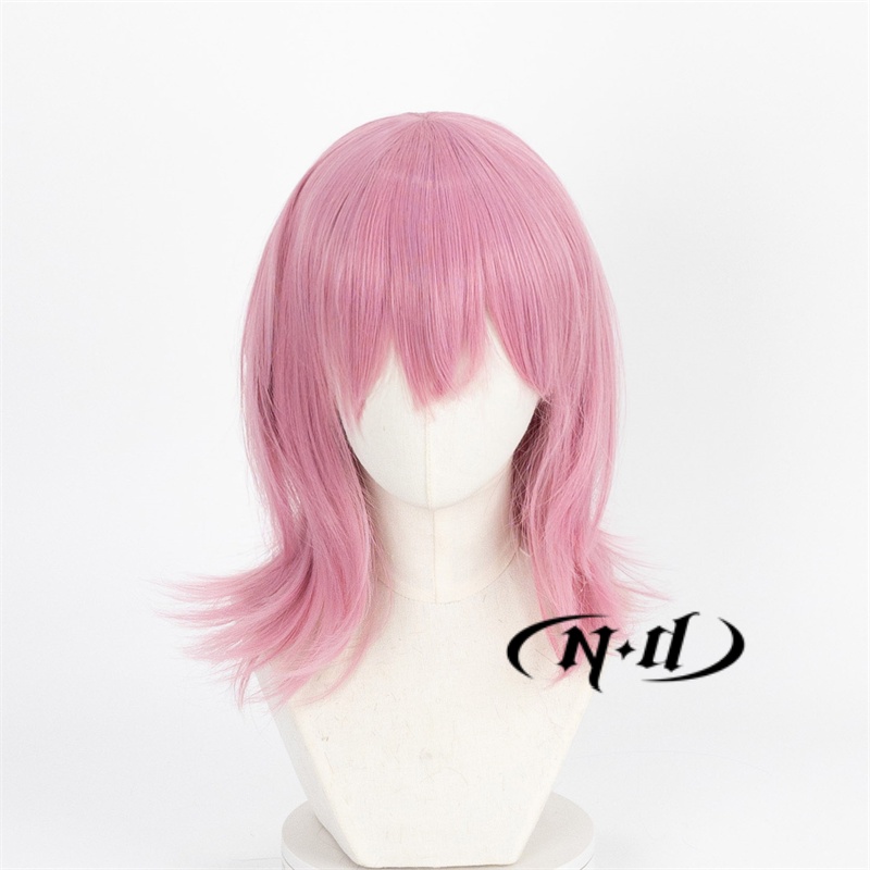ND Anime Shugo Chara perruques Hinamori Amu Cosplay cheveux synthétiques résistants à la chaleur rose queue de cheval perruque avec pince à cheveux bouche de tigre