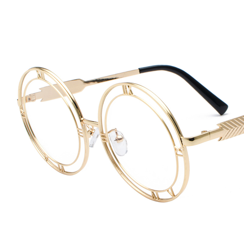 Lunettes de soleil rondes de styliste pour femmes et hommes, marque de luxe élégante, unisexe, Punk, tendance, UV400
